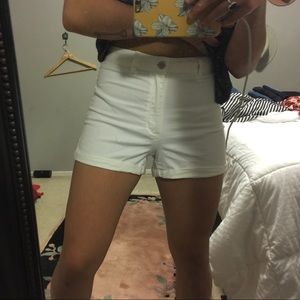 Hire high wasted h&m shorts